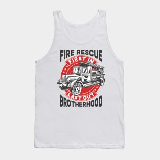 Fire Rescue Brotherhood Tank Top